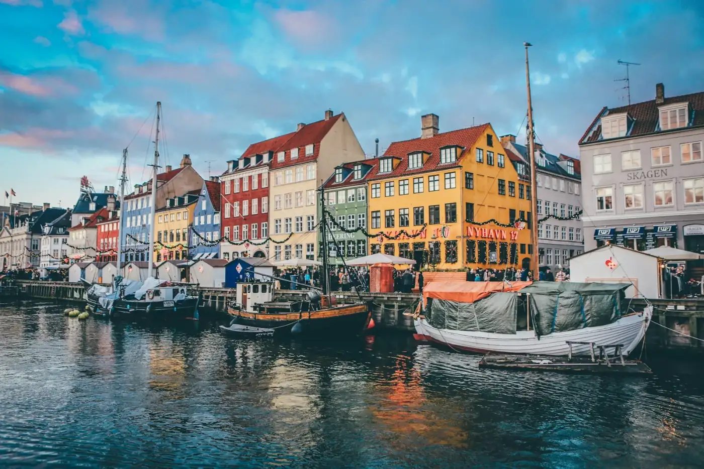 Copenhagen harbour at first light